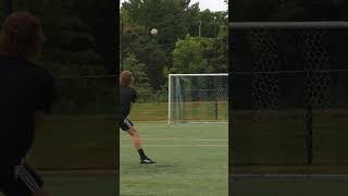 that almost went in 😳🤣 shorts freekick knuckleball [upl. by Turner495]