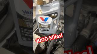 Valvoline Restore and Protect 1000Mile Test automobile oil diy [upl. by Sucramrej573]