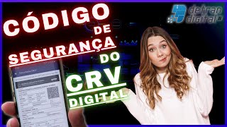 CÓDIGO DE SEGURANÇA DO CRV DIGITAL  COMO ENCONTRAR [upl. by Noyk]