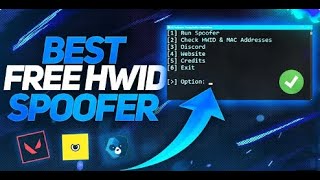 FREE HWID SPOOFER FOR VALORANT FORTNITE OR FIVEM [upl. by Maurizio]