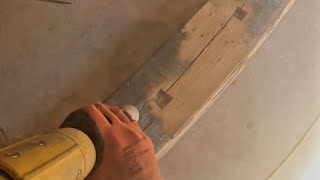 Wood Beams Sandblasting [upl. by Llenaej890]