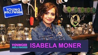 Isabela Moner Customizing Her Own NFL Denim Jacket [upl. by Nahej]