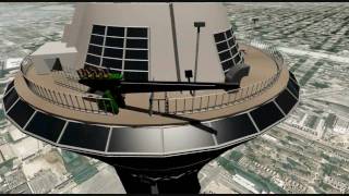 3D Max Stratosphere Tower Rides Las Vegas [upl. by Amik348]