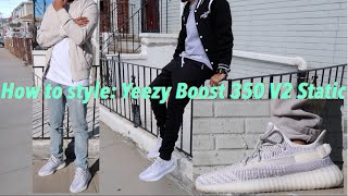 How to Style Yeezy Boost 350 V2 STATIC [upl. by Rialc]