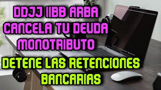 COMO HACER DDJJ DE INGRESOS BRUTOS ARBA FACIL Y RAPIDO  DETENE LAS RETENCIONES BANCARIAS [upl. by Ecinehs]