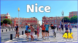 【4K】𝐖𝐀𝐋𝐊 ➜ NICE 🇫🇷 FRANCE  VIDEO WALKING Travel channel [upl. by Holds]