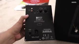 KEF Kube2 New Plate Amp Installed [upl. by Nnairahs884]