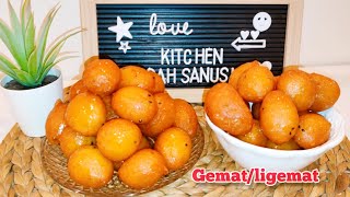 KHAS RAMADHAN MANIS DAN RENYAH ‼️cara membuat Gematsweet ball Gemat AidahSanusi74 [upl. by Fagaly]