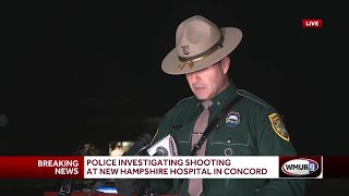 Col Mark Hall gives update about New Hampshire Hospital shooting [upl. by Pugh779]