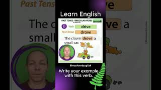 Past Tense of DRIVE in English ✅ English Pronunciation of DROVE  Learn English Irregular Verbs [upl. by Aara]