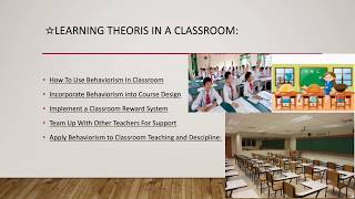 Learning theories in the classroom  Educational Psychology  by dear knowledge [upl. by Eetnom]