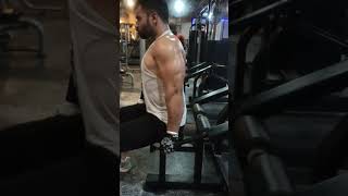 Amazing Tricep Press Machine villagerbodybuilder [upl. by Anelhtac]