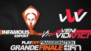 BF3  LIVE  InFamouS I4L vs vVv Veni Vidi Vici  Finals Playoffs FraggedNation  PS3 [upl. by Nahpos]