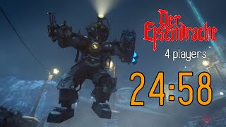 WR Der Eisendrache 4 Player Easter Egg Speedrun World Record 2458 [upl. by Shuma]