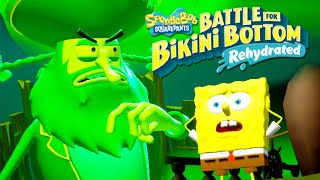 SpongeBob Battle for Bikini Bottom Rehydrated  100 Walkthrough Part 14 Flying Dutchmans Graveyard [upl. by Llewsor]