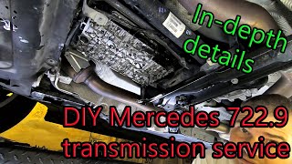 DIY Mercedes 7 speed 7229 transmission service [upl. by Akir]