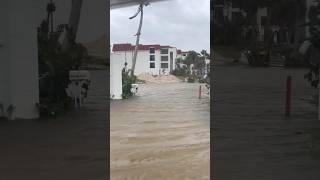 sanibelisland Storm surge Hurricane Helene 92624 recommended viral hurricanehelene florida [upl. by Rednaeel]