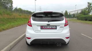 Cobra Sport Cat Back Exhaust  Ford Fiesta Mk7 200814 14 amp 16 Petrol Zetec amp Zetec S [upl. by Ahsinit]