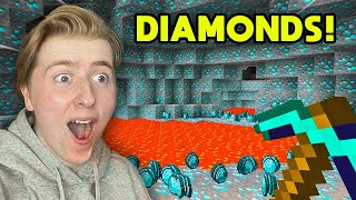 I Found My First Diamonds In Minecraft Part 2 [upl. by Lorain779]