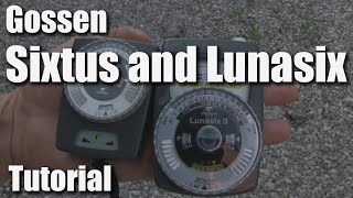 How to use a handheld light meter Gossen Lunasix and Sixtus [upl. by Sherilyn49]