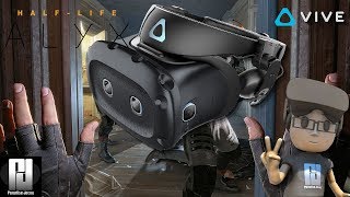 HTC VIVE COSMOS ELITE 1st IMPRESSIONS How GOOD is it running HALFLIFE ALYX  GTX 1060 6GB [upl. by Tybalt]