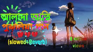 আলাদা জাতি  ALADA JATI SlowedReverb  Lofi Rimex  Purulia Song  New Sad Song 2025 [upl. by Puff]