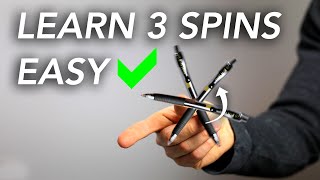 Learn How to Spin A Pen  In Only 5 Minutes  Cool Skill While Bored [upl. by Sahc20]