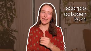 Scorpio OCTOBER 2024 horoscope [upl. by Albertina]