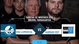 SPL2 LiveStream HSG Leimental  HSG Aargau Ost [upl. by Akemit]