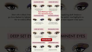 Eye Makeup Tips For Sensitive Eyesbeauty eyemakeup eyes eyeshadow eyeliner eyebrows [upl. by Dranik]