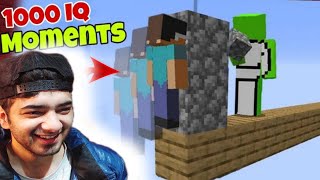 1000IQ Moments in MinecraftSmartyPie Reacts 8 [upl. by Onitnerolf]