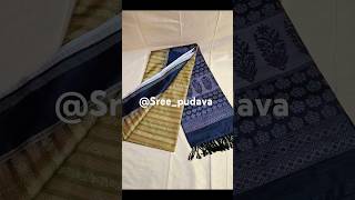 Insta‎SreePudava tussarsilk saree Rs960trendingsarees bordersareesfestivecollection diwali [upl. by Enyr]