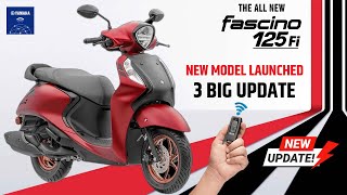 2024 Yamaha Fascino S New Model Launched🤩3 Big Update  Answer Back Features Fascino 125cc Reviews [upl. by Buckie]