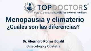 Menopausia y climaterio Conoce las diferencias [upl. by Chad]