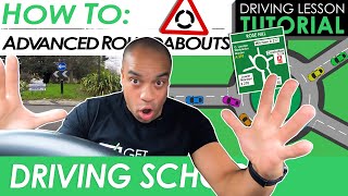 Large Roundabouts  Busy MultiLane Roundabout Tips  Driving Tutorial  Updated 2023 [upl. by Bezanson]