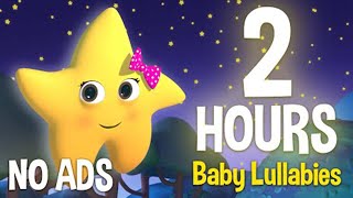 NO ADS  Twinkle Twinkle Little Star  Calming Sensory Animation  Baby Songs – Fall Asleep 🌙✨ [upl. by Retseh]