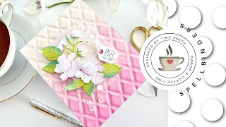 Try It Out Tuesday  Spellbinders Mirrored Arch Labels  Handmade Floral For You Card [upl. by Yllek]