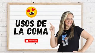 USOS DE LA COMA  SIGNOS DE PUNTUACIÓN  edutuber [upl. by Phillada]