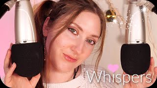 ASMR Whispering in Your Ears 👂New ASMR Whisper Channel Pregnancy amp Relaxing Sounds Show amp Tell 💕 [upl. by Ahsimek]