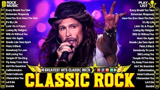 Best Classic Rock Of 70 80s 90s🔥Aerosmith Nirvana ACDC Queen Bon Jovi Scorpions Guns N Roses [upl. by Aleta]