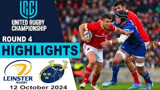 Leinster v Munster Highlights  Round 4  United Rugby Championship 202425 [upl. by Cynthy]