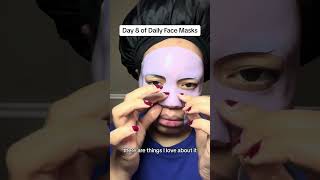 Day 8 of Daily Face Mask Medicube PDRN Pink Collagen Mask [upl. by Theobald]