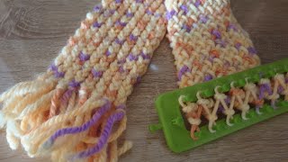 loom knitting videos [upl. by Reiniar]