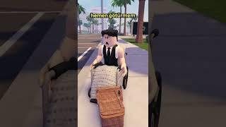 FAKİR KIZ SAKAT ADAMA YARDIM EDİYOR P1 roblox brookhavenrp viral trend viralvideos shorts [upl. by Yelrac927]