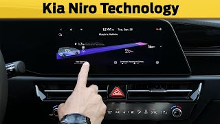 Kia Niro EV Media Screen  Android Auto Apple CarPlay Schedule Charging and more [upl. by Dianuj]