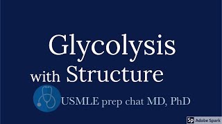 Glycolysis pathway with Structure【USMLE biochemistry】 [upl. by Castara722]