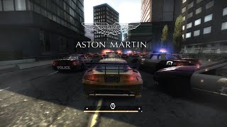 how long aston martin can survive against 1000 cops  Need for speed most wanted [upl. by Hazlip]