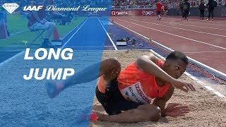 Juan Miguel Echevarría Jumps 883 To Win Mens Long Jump  IAAF Diamond League Stockholm 2018 [upl. by Arianne82]