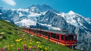 Awesome View Of Jungfrau  Switzerland [upl. by Darcy437]