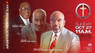 HERITAGE SUNDAY  BISHOP NOEL JONES  102724 [upl. by Nirag]